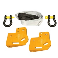Roadsafe 4WD Kit Tow Point Bridle Strap 2x Shackle Isuzu D-MAX Holden Colorado RG 