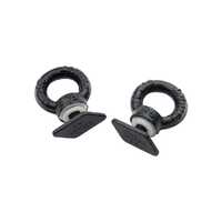 Black Tie Down Rings / Eye Bolts for Tracks
