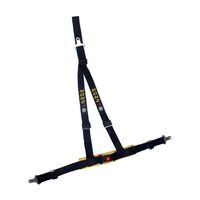 Autotecnica 3 Point Racing Harness (BLACK) RS-306BK