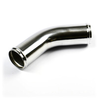 SAAS Aluminium Pipe 76mm ID x 45Deg Polished