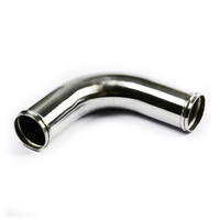 SAAS Aluminium Pipe 76mm ID x 90Deg Polished