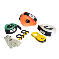 Roadsafe Recovery Heavy Duty Kit Large Bag Extension Strap 4X4 Winch 4WD Snatch 
