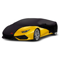 SAAS SC5356 Car Cover Indoor Classic Ultra 4 Way 5.30m-5.60m Black XL 