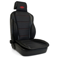 SAAS Seat Sports Cushion Pu Black Large With Logo