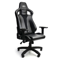 SAAS Executive Office Chair Black with Carbon Accents Gaming