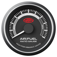SAAS Air Fuel Ratio Gauge Narrow Band 52mm Muscle Black