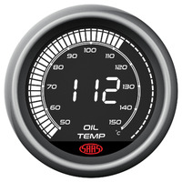 SAAS Oil Temp Gauge 50°-150° C 52mm Digital Series
