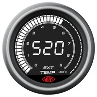 SAAS SG41240 Exhaust Temperature Gauge EGT Pyro 0°-900° 52mm Muscle Digital Series