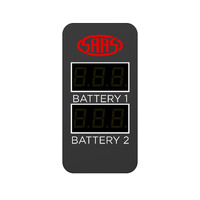 SAAS Dual Volt Digital Switch Gauge 8v-18v Nissan 39 x 23