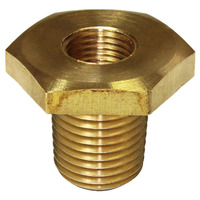 SAAS Gauge Bush Brass Adaptor M14x1.5 to 1/8"NPT