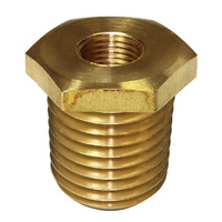 SAAS Gauge Bush Brass Adaptor M16 x1.5 to 1/8"NPT
