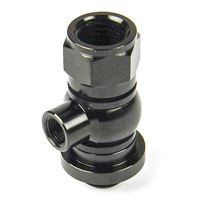 SAAS VE V6 Oil Pressure Adaptor M16 X 2 Black