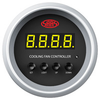 SAAS Dig Cooling Fan Controller 0°-100° 52mm Black Muscle Series 2