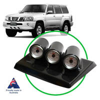 SAAS SGP4208 Triple Gauge Dash Pod for Nissan Patrol 1997 - 2004 GU - Y61 