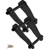 ROADSAFE - 4WD - TOYOTA LANDCRUISER 76 78 & 79 SERIES DOG LEG STYLE EXTENDED SHACKLE REAR ANTI INVERSION - PAIR
