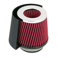 SAAS Pod Filter Heat Shield Black 76mm Neck