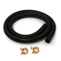 SAAS Oil Resistant Hose 12mm (1/2) ID x 1M + 2 Clamps