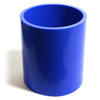 SAAS Straight 4 Ply Silicone Hose 102mm x 102mm x 127mm Blue