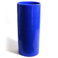 SAAS Straight 4 Ply Silicone Hose 102mm x 102mm x 254mm Blue