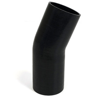 SAAS 23Deg 4 Ply Silicone Hose 89mm x 89mm Black