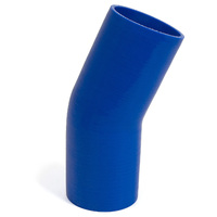 SAAS 23Deg 4 Ply Silicone Hose 89mm x 89mm Blue