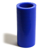 SAAS Straight 4 Ply Silicone Hose 25mm x 25mm x 76mm Blue