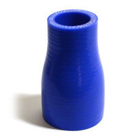 SAAS Straight 4 Ply Silicone Reducer 25mm x 32mm x 76mm Blue