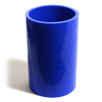 SAAS Straight 4 Ply Silicone Hose 70mm x 70mm x 127mm Blue