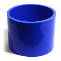 SAAS Straight 4 Ply Silicone Hose 82mm x 82mm x 76mm Blue