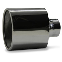 SAAS Stainless Steel Exhaust Tip VT Straight 57mm