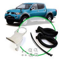 SAAS Oil Catch Tank Install Kit Mitsubishi Triton ML MN 2.5L 2006 - 2015