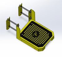 Vonnies Yellow Universal Bolt-On Tow Bar Step suits, Rear Bars, Utes, trailers, for easy access
