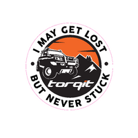 Torqit I May Get Lost Sticker: Torqit Merchandise