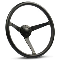 SAAS Steering Wheel Poly 15" Classic DD Black Alloy Solid