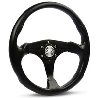 SAAS Steering Wheel Poly 14" ADR Octane Black Spoke