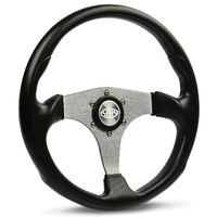 SAAS Steering Wheel Poly 14" ADR Octane Titanium Spoke