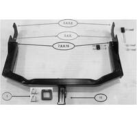 TAG Heavy Duty Towbar for Toyota Hilux (01/2005 - on), Hilux Revo (01/2015 - on), Hilux Vigo (03/2005 - 09/2015)