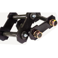 Tough Dog Front Greasable Shackles For Nissan Patrol MQ (1980-1988) Suits MQ, MK with T.D Springs