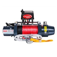 KING ONE WINCH 12000lb 12v - WIRE ROPE WINCH PLUS PACK INCLUDING WINCH,WIRELESS CONTROLLER,SYNTHETIC ROPE & ALLOY FAIRLEAD