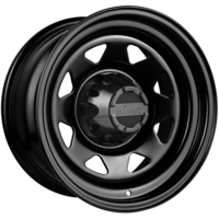 King Wheels Terra Black Steel Wheels - 14x6 5/108 15p