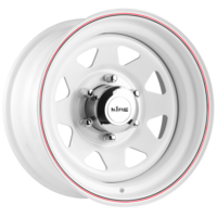 King Wheels Terra White Steel Wheels - 16x7 6/139.7 30p