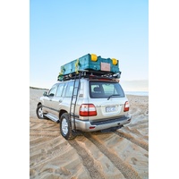 TRACKLANDER Side fixed ladder complete kit suits Toyota Prado 90 series LWB with TLRAL22, TLRAL18 and TLRAL14 Roof Racks