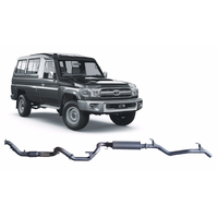 Redback Extreme Duty Exhaust to suit Toyota Landcruiser 78 Series Troop Carrier (03/2007 - 10/2016)