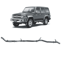 Redback Extreme Duty Exhaust to suit Toyota Landcruiser 76 Series Wagon (03/2007 - 10/2016)
