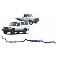 Redback Extreme Duty Exhaust to suit Toyota Landcruiser 78 Series (01/1990 - 01/2007), Toyota Landcruiser 75 Series (03/1990 - 11/1999)