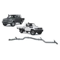 Redback Extreme Duty Exhaust to suit Toyota Landcruiser 79 Series Single and Double Cab (11/2016 - on)