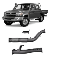 Redback Extreme Duty Exhaust DPF Adaptor Kit to suit Toyota Landcruiser 76 Series Wagon, 79 Series Single and Double Cab (11/2016 - on)