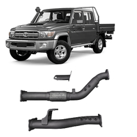 Redback Extreme Duty Exhaust DPF Adaptor Kit to suit Toyota Landcruiser 76 Series Wagon, 79 Series Single and Double Cab (11/2016 - on)