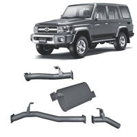 Redback Extreme Duty Exhaust to suit Toyota Landcruiser 76 Series Wagon (11/2016 - on)