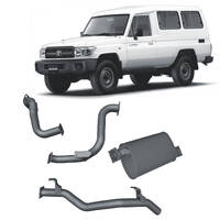 Redback Extreme Duty Exhaust to suit Toyota Landcruiser 78 Series Troop Carrier (11/2016 - on)